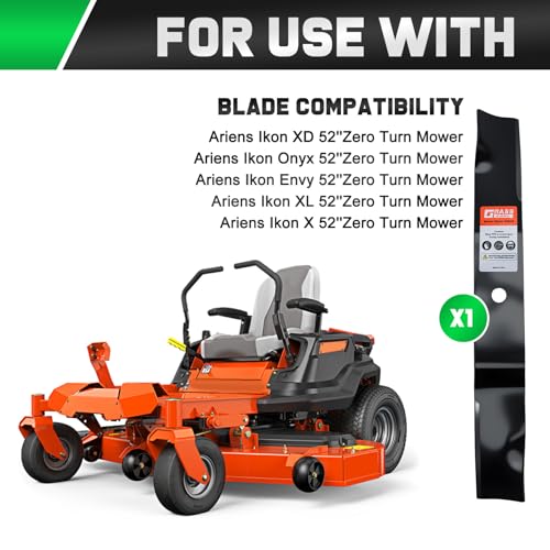 Image of Grasscool Ikon XD 52 inch Mower Blades Replace Ariens 04771200 for Gravely ZT HD ZTX XL Apex Edge X XL 52 inch Zero Turn Mower