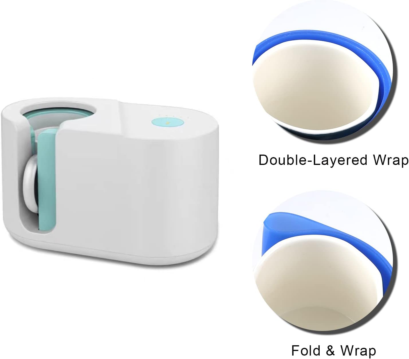 AIEX 3pcs Silicone Mug wrap Wrap Sleeve for Cricut Mug Press, 3 Thicknesses Compatible Cricut Mug Machine Accessories Print High Temperature for Heat Press Mug Sublimation Machine(Blue, 9.8x4.8")