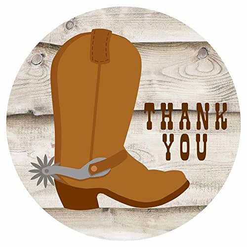 Tribal Woodland Forest Animals Thank You Stickers - Set Of 50, Baby Shower Birthday Party Favors