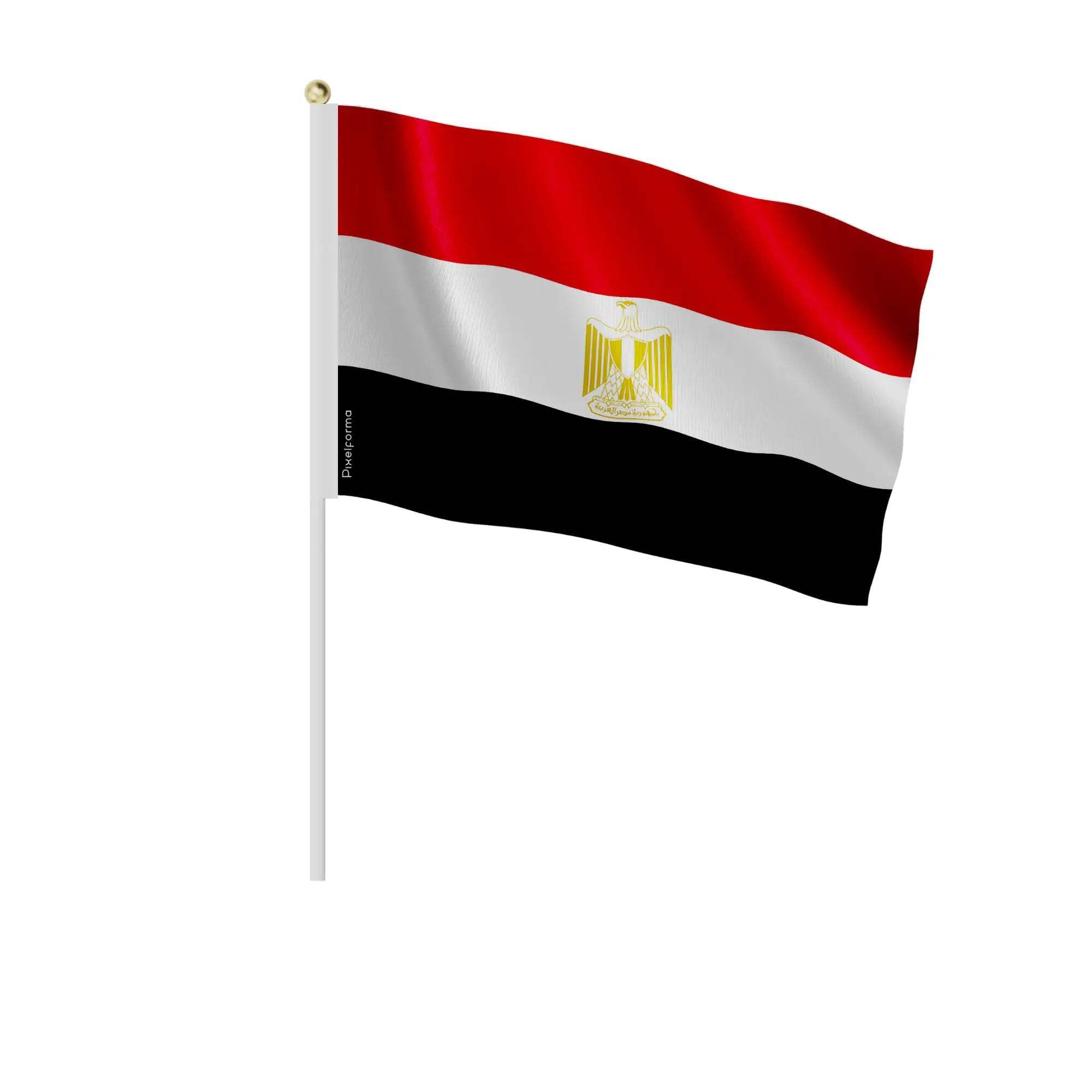 Mini drapeau Égypte 14x21 drapeau égyptien de table de fête - 4