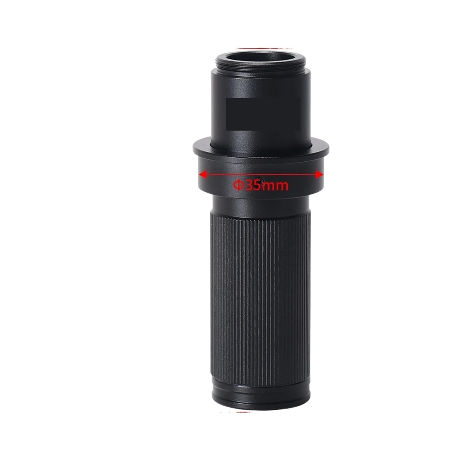 Microscope Lens Monocular Lens 5X-150X Magnification Adjust Zoom C-Mount Lens Glass for Industry Microscope Camera Eyepiece Magnifier 28/35mm(Nero)