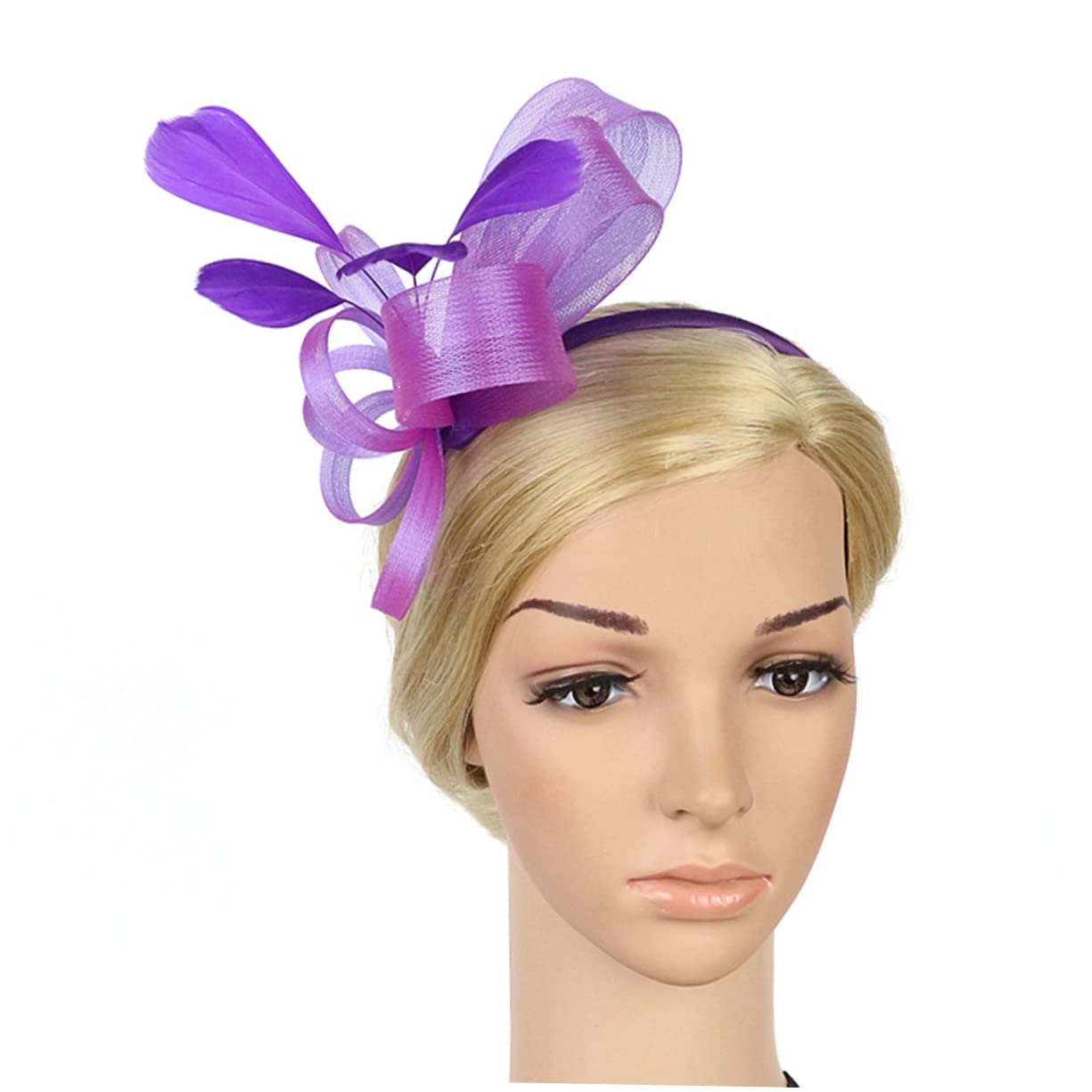 2Pcs Cocktail Party Hat Fascinators per Le Donne Tea Party 1920 Copricapo Cappello di Fascinator Tea Party Decorazioni per Le Donne Fascinators Cappelli per Le Donne Fascinators