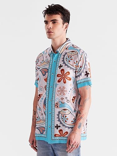 Image of The Souled Store Original Indie Block Holiday Shirts for Men