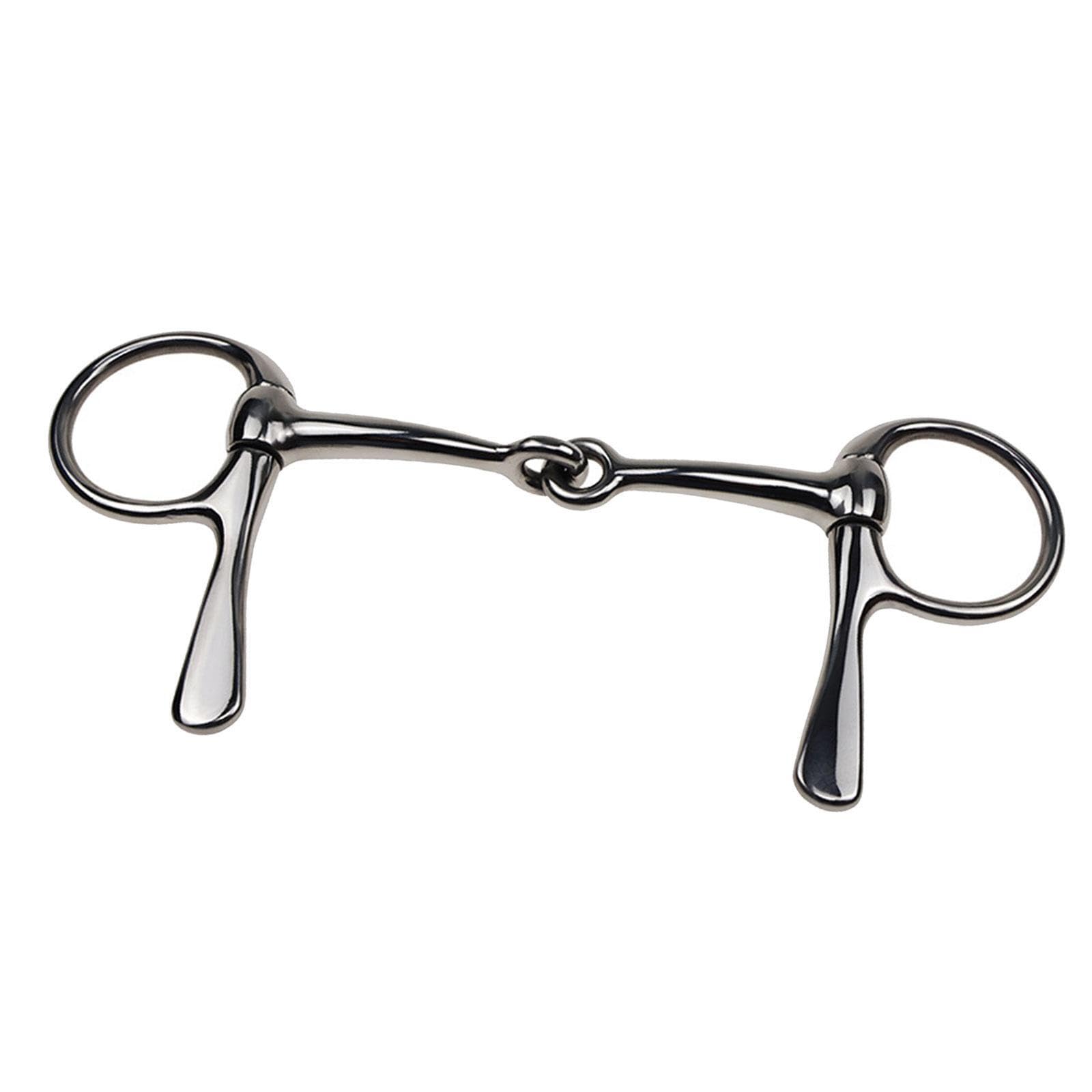 wueiooskj Durable Horse Bit Stainless Steel Equestrian Accessories Outdoor Sports Riding Equipment Supplies Best For Equestrian Needs Western Harness Cheek Mouth Horse Bit