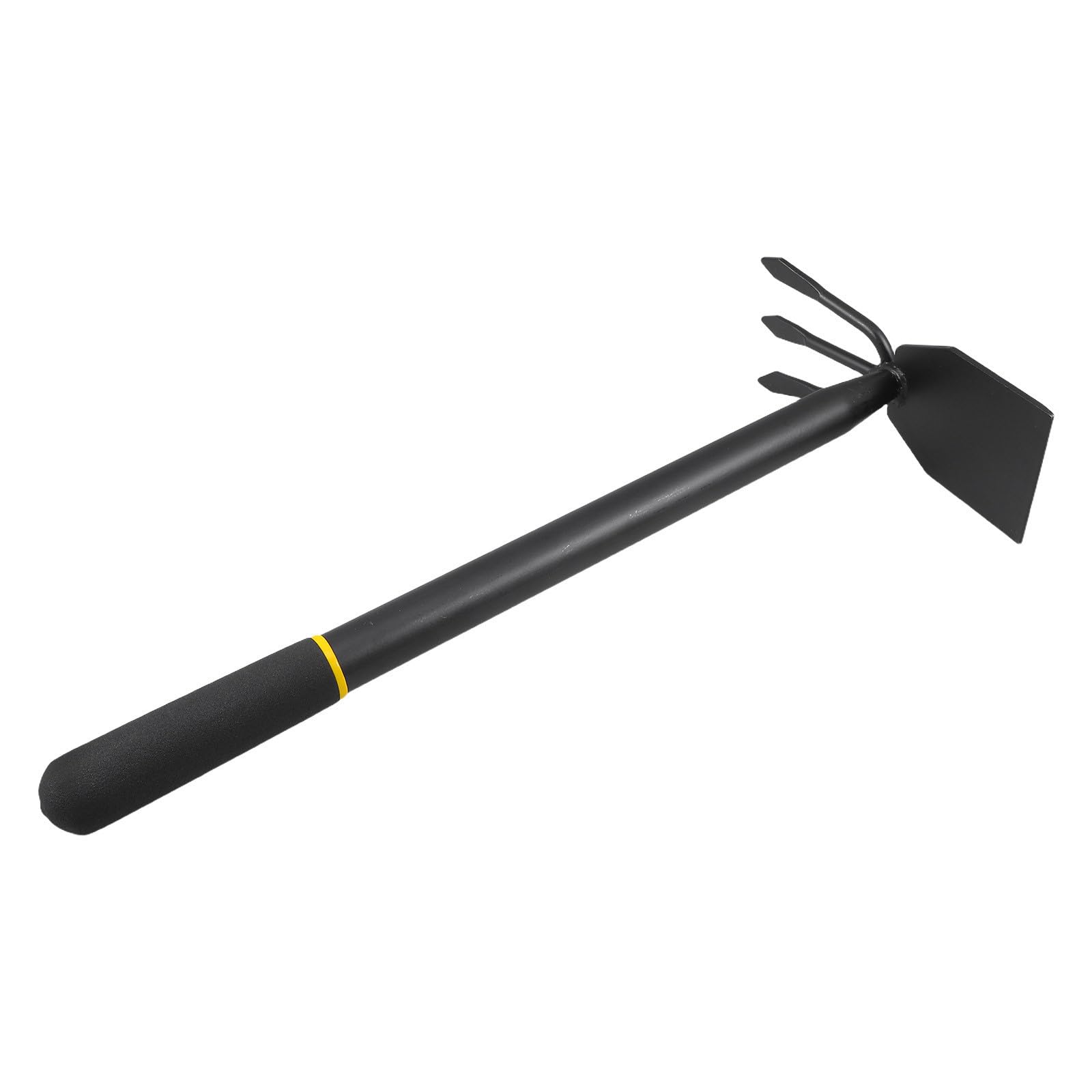 Azada y Cultivador de Acero al Manganeso Negro para Jardinería | Herramienta Portátil, Reduce la Fatiga de Mano y Muñeca, Uso en Plantación y Deshierbe