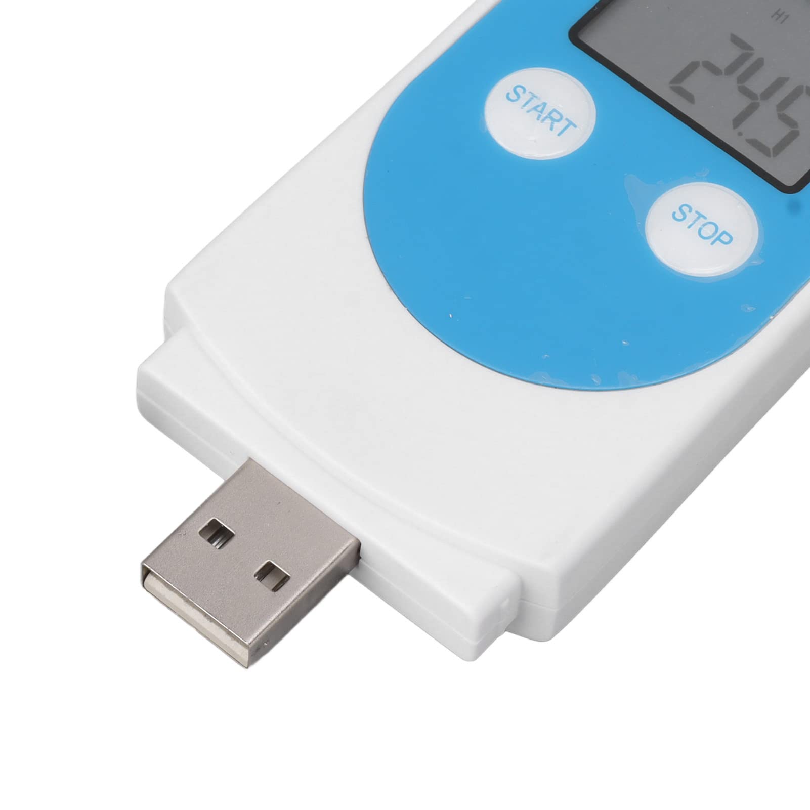 Enregistreur de Données de Température Numérique Réutilisable, Enregistreur de Haute Précision pour Chaîne du Froid, Rapport PDF, Thermomètre USB pour Boîtes de Distribution