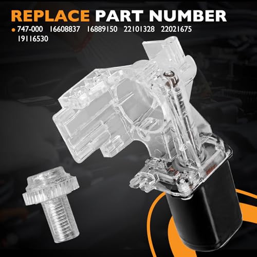 Image of HQPASFY Trunk Lid Pull Down Motor 747-000 Compatible with Buick Electra Riviera, Cadillac Eldorado Seville Camaro, Oldsmobile Toronado, Pontiac Firebird