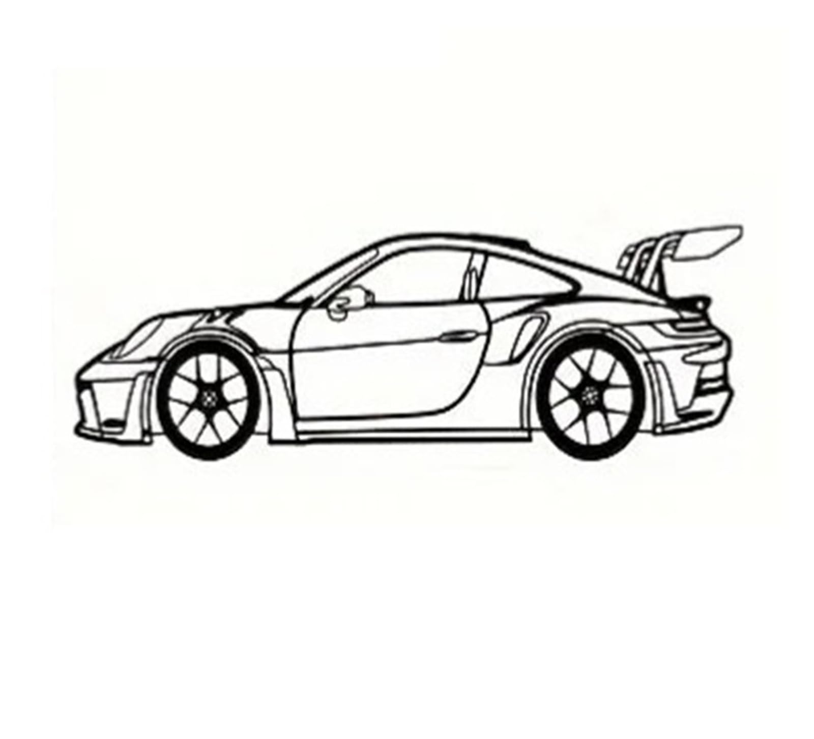 Arte de pared de metal contemporáneo con silueta de coche deportivo para entusiastas del automóvil