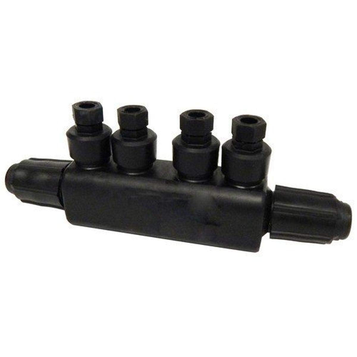 Morris 96141 Underground Insulation Piercing Pedestal Connector, in-Line, No. 10-1/0 Wire Range, 220 in/Lb, 3/4-inch Bolt Head