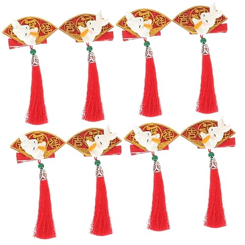 Barrettes à cheveux lapin pour tenues du Nouvel An et coiffures de fête de votre enfant