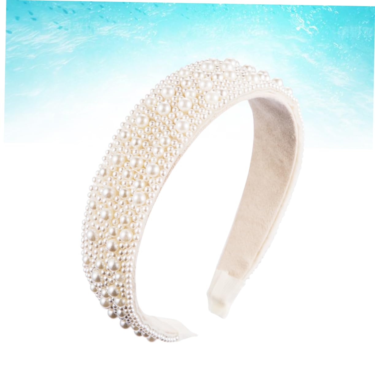 Housoutil 3pezzi Cerchietto Elegante Perle Artificiali Per Donna Accessorio Chic Per Occasioni Speciali e Feste
