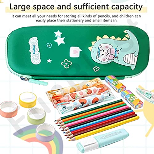 Image of FunBlast Dinosaur Pencil Case for Boys, Kids Pencil Case Organizer, Dinosaur Pencil Pouch for Kids Stylish, Return Gift for Children, Kid Pencil Box for Boys