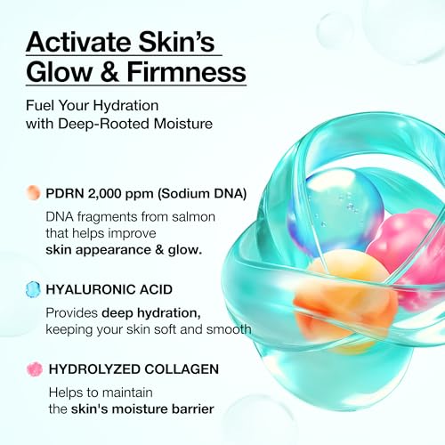 ANUA PDRN Collagen Glow Facial Serum Spray, Hydrating Face Mist, Hyaluronic Acid, dewy glass finish, All Skin Types, Instant Plumping Hydration, Firming Care, Korean Skincare, 3.38 fl oz - Image 4