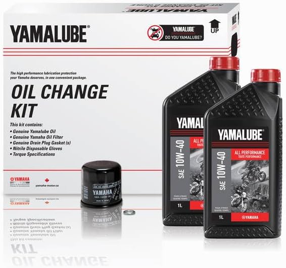 Yamalube ATV and Side by Side Oil Change Kit for Grizzly Kodiak Rhino