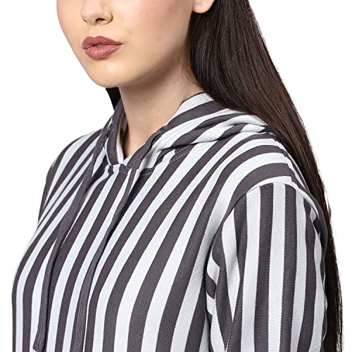 Image of Campus Sutra Cotton Women Crew Neck Sweatshirt