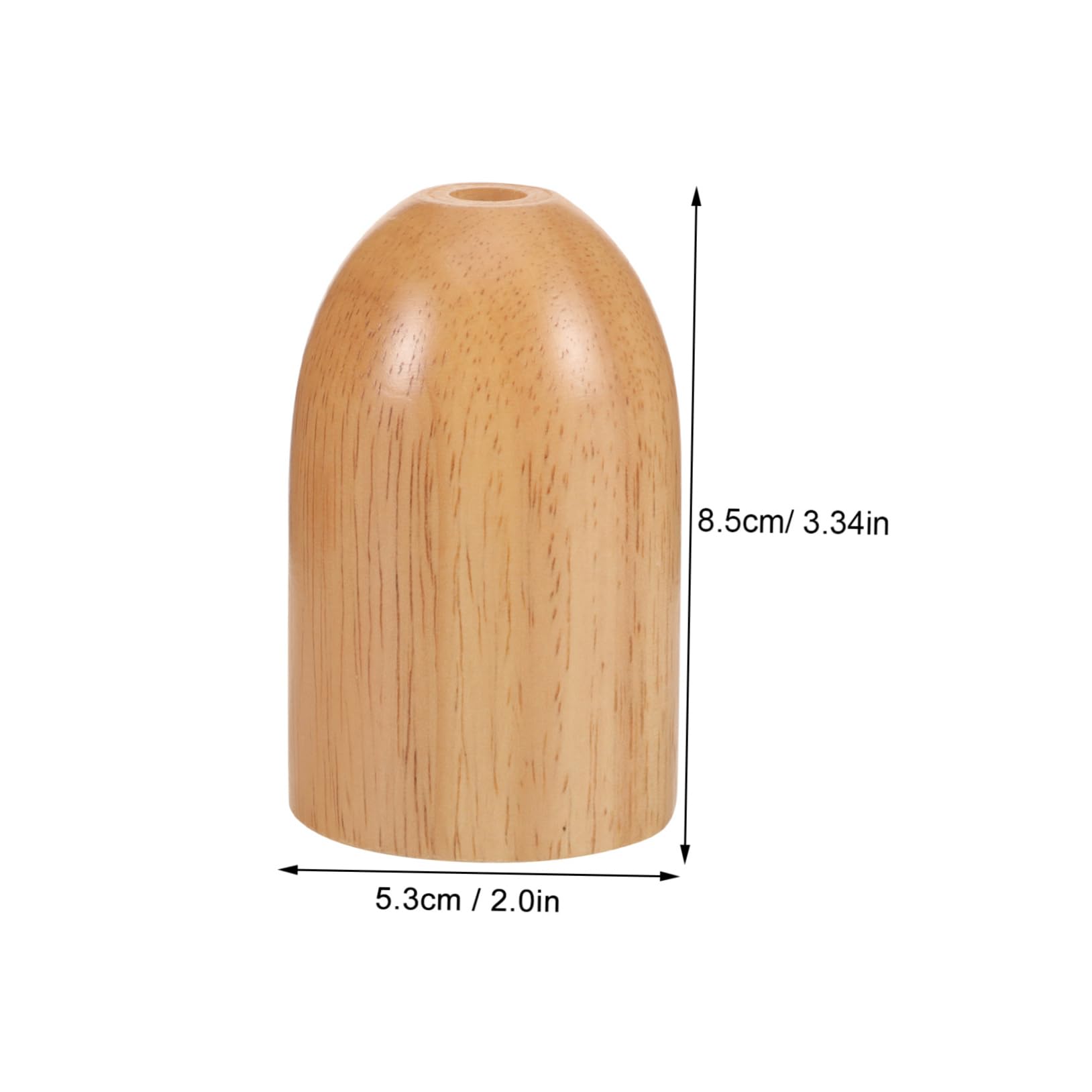 Mipcase Socket Lamp Cup Base Solid Wood Light Fixture for Ceiling Wall Decor Stylish Finial for Table Floor Lamps Versatile Design for Various Bulbs