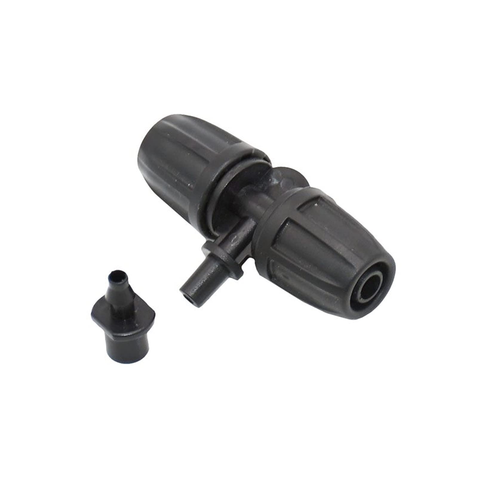 Adattatore per Tubi da Giardino Giardino Tubo Flessibile Tee 8/11 a 4/7 Tubo Flessibile Connettore con connettore Giardino Giardino Tee Collettore da 3/8"a 1/4" Adattatore 30 PCS