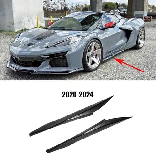Faldones laterales Corvette C8 divisor protector contra impactos para Stingray Z51 2 puertas 2