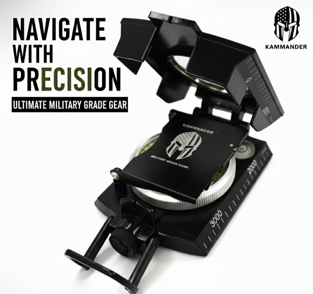 Amazon.com : Kammander Military Grade Compass, Metal Navigational