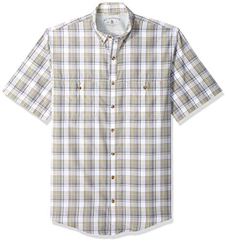 G.H. Bass & Co. Men's Big Explorer Short Sleeve Fishing Shirt Button Pocket
