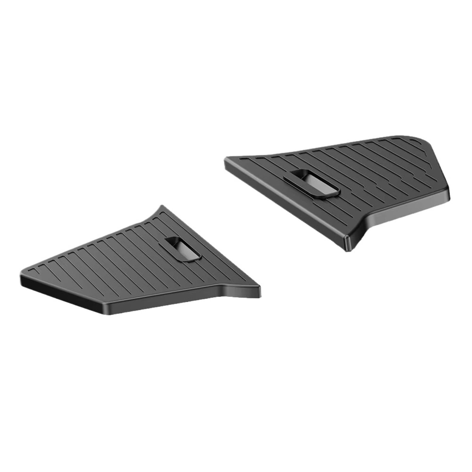 Dtpnoa Cargo Cover Trunk Storage Bins For Tesla For Model Y For Juniper 2025 Organizer Side Box Travel Accessories Rear Trunk Parcel Shelf(TPE Lids Only)