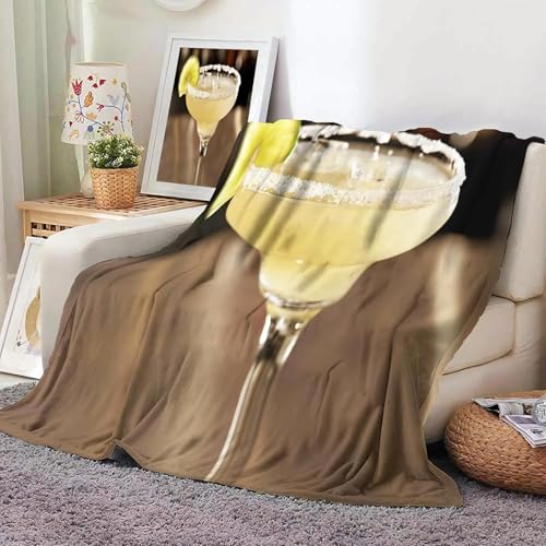 okoikfc Manta Sofa 180 x 220 cm Limón, Suave y Cálido Microfibra Cobijas Invierno Jugo Mantas Franela para Cama y Sofá, 3D Manta Polar para Adultos y Niños Niña P762