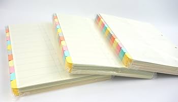 Amazon | コクヨ ファイル インデックス 仕切カード A4 12山 2穴 30組