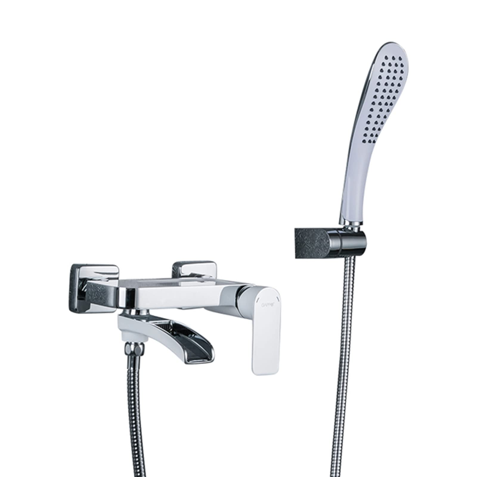 Robinet mitigeur à poignée unique pour baignoire afin de régler l'eau chaude et froide