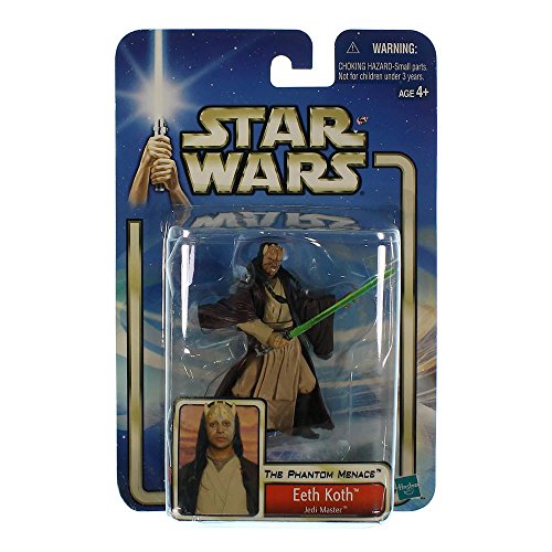 Star Wars Episode II Attack of The Clones Figure: Eeth Koth (Jedi Master)