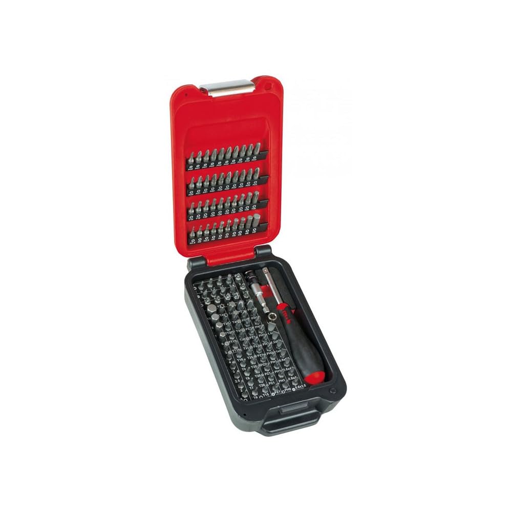 Coffret d’Embouts de Vissage 115 Pièces – 112 Embouts 25 mm, Porte-Embouts Inclus – Polyvalent pour Visseuse Électrique et Manuel – Conforme Normes NF ISO 1173 / DIN 3126