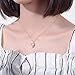 Beydodo Collier en argent Sterling 18 pouces Femmes Nano Pierre 100 - 3