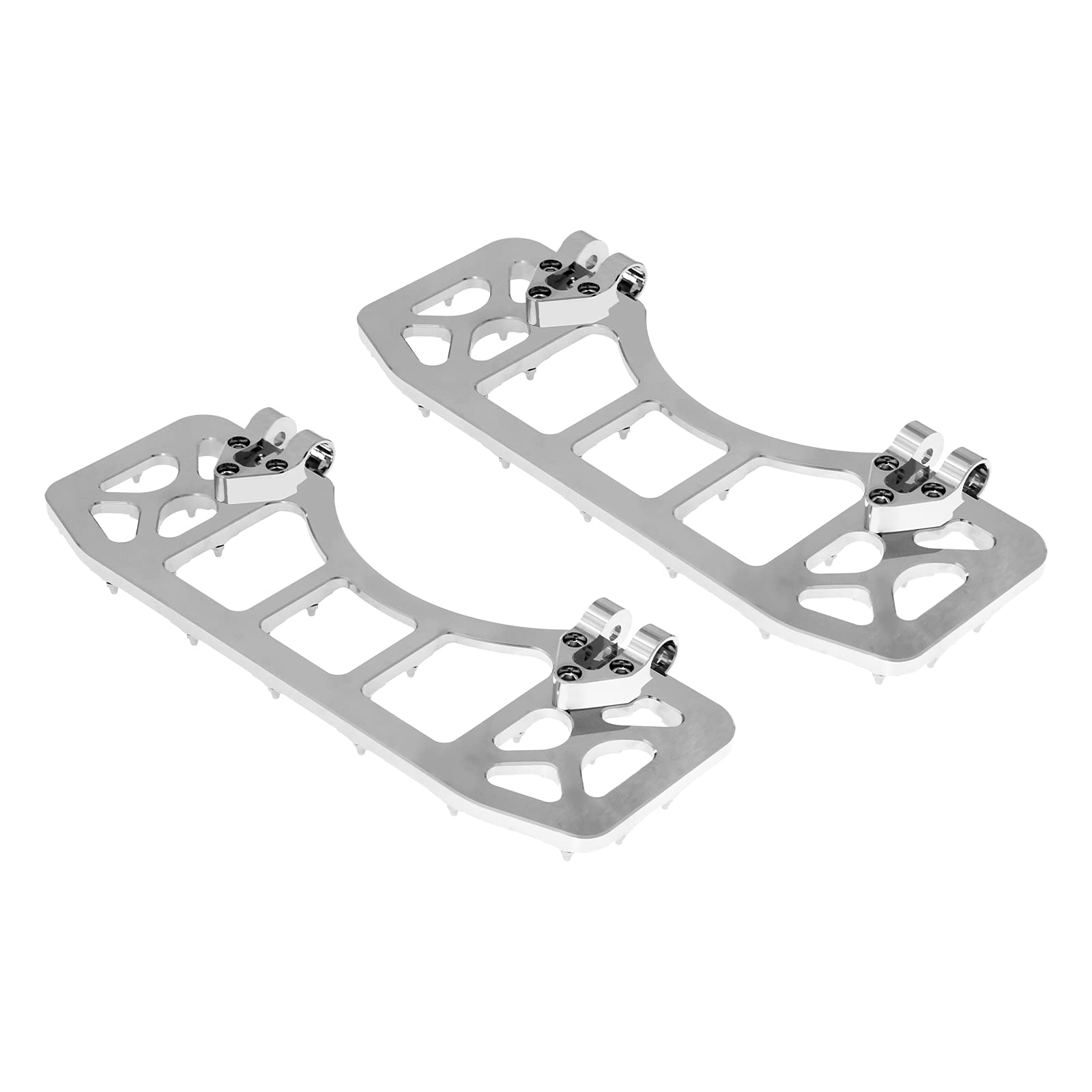 HDBUBALUS Repose-pieds Larges CNC Tout-terrain Pivotant à 360° Pour