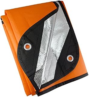 UST Survival Blanket/Tarp 2.0 with Windproof and Waterproof Material for Emergency, Camping, Hiking