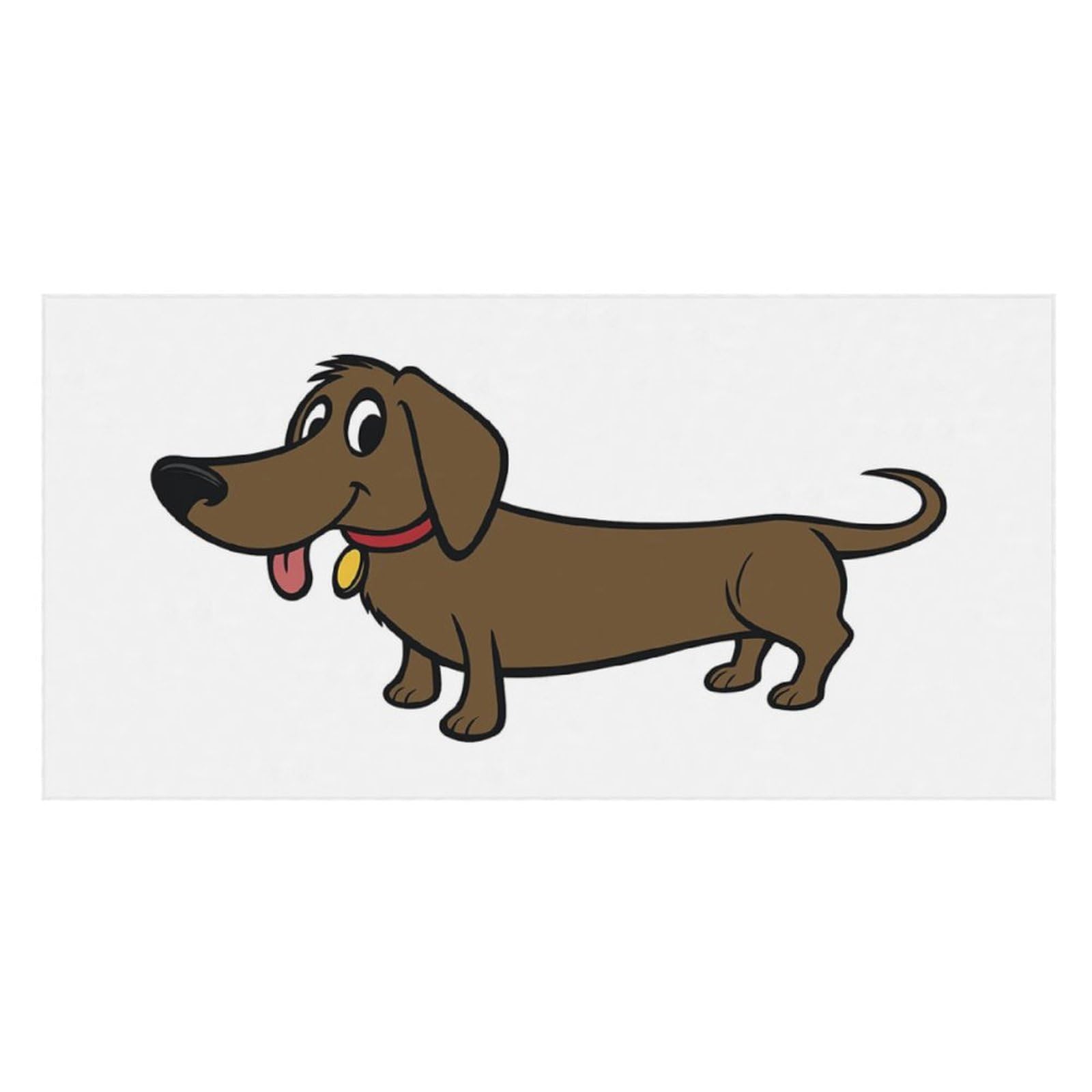 LWORZIIB Beach Towel, Dachshund Bath Towel, Pool Towel Great for Gym Swimming 80 X 160cm
