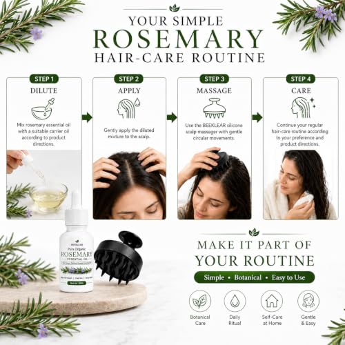 Beeklear Pura Organic Rosemary Essential Oil 30ml - Image 5