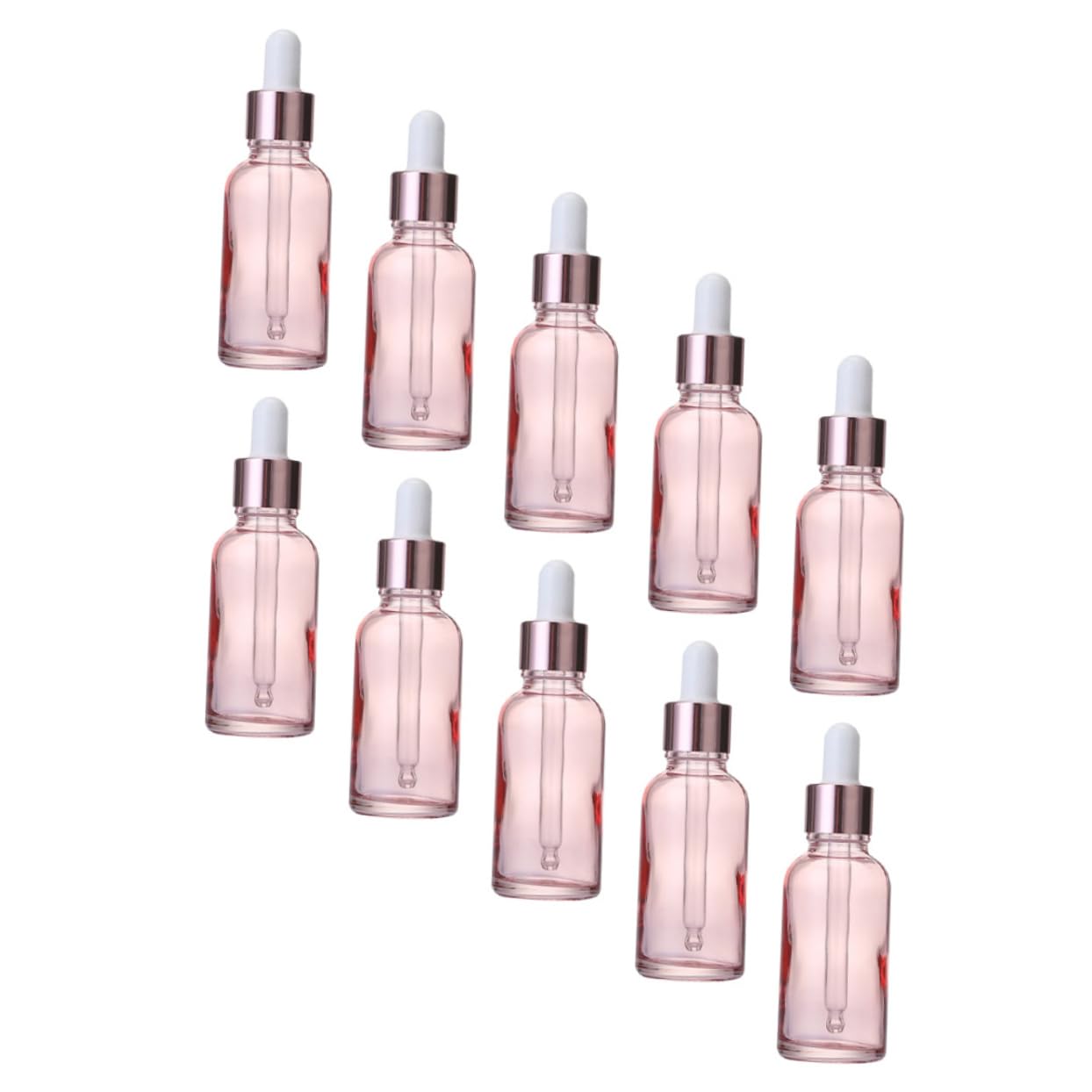 Didiseaon 30piezas Frascos Cuentagotas De Viaje Botellas De Vidrio Gotero Para Aceites Esenciales y Lociones