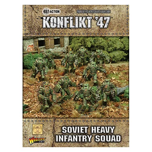 Konflikt'47 Warlord Games, Soviet Heavy Infantry, Wargaming Miniatures -  WRL452210801