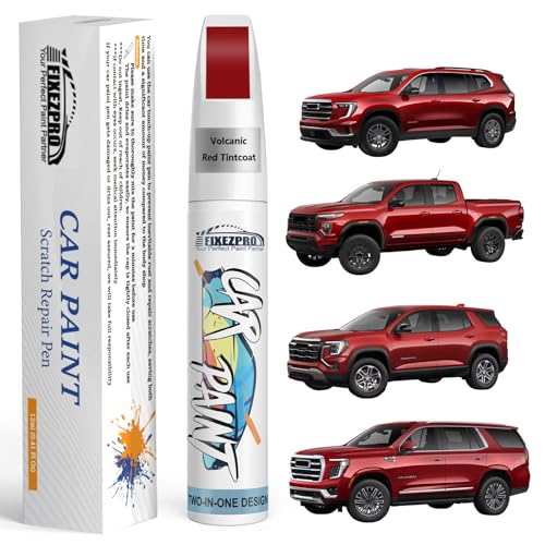 Image of Volcanic Red Tintcoat(GNT /WA170H) Touch Up Paint for GMC, Exact Color Match Car Paint Scratch Repair Remover Pen Kit Fix Vehicle Chips and Automotive Nicks Scuff