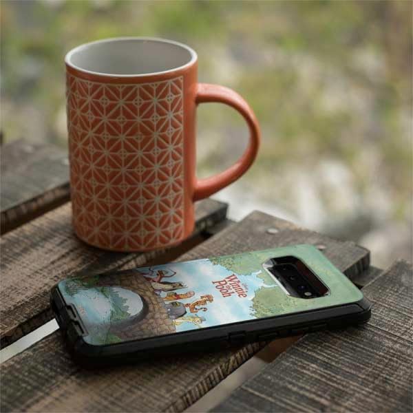 Skinit Decal Phone Skin Compatible with OtterBox Defender Galaxy S10 - Officially Licensed Disney Winnie The Pooh All Characters Design