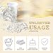 VGSEBA - Copos de oro comestibles auténticos para decoración de tartas, postres...
