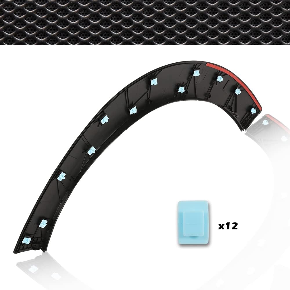 CNNELL Front Right Side Fender Flare Compatible with Hyundai Tucson 2016-2020 Paintable Textured Black
