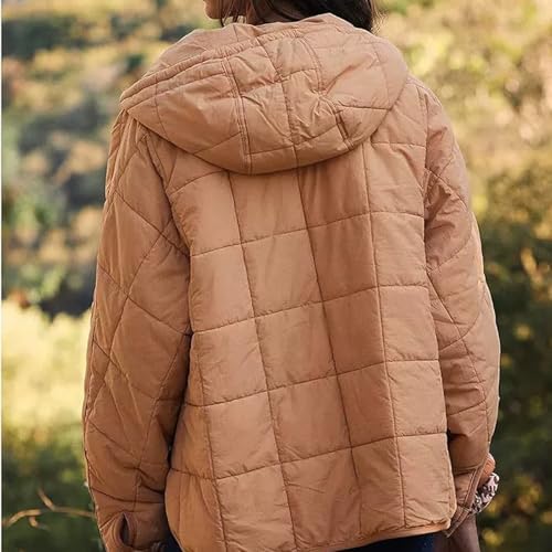 Brown Oversized Hooded Puffer Jacket: The Ultimate Winter Companion for Cozy Style - Image 5
