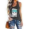 MOUSYA-Women-Tank-Top-Feelin-Willie-Good-Letter-Printed-Graphic-Vest-Top-Casual-Tee-Gray MOUSYA Women Tank Top Letter Printed Vest Top Summer Casual Country Concert Sleeveless Tee