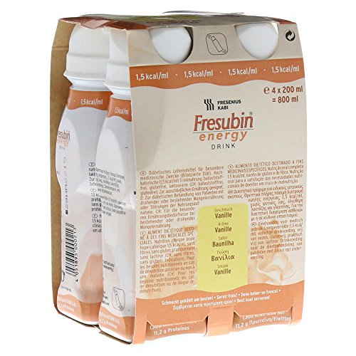 FRESUBIN ENERGY Drink Vanille Trinkflasche, 4x200 ml Cover