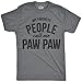 Mens My Favorite People Call Me Paw Paw T Shirt Funny Fathers Day Papa Grandpa Funny T Shirts Dad Joke Apparel for Men Cool Grandpa Short Sleeve Novelty Dark Grey XXL