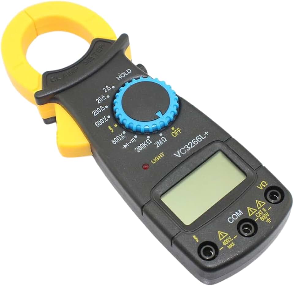 Alicate Amperímetro com Função de Medição de Tensão Corrente e Resistência