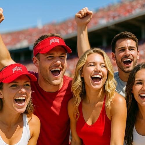 Visera oficial de Ohio State con bordado ajustable miniatura 2