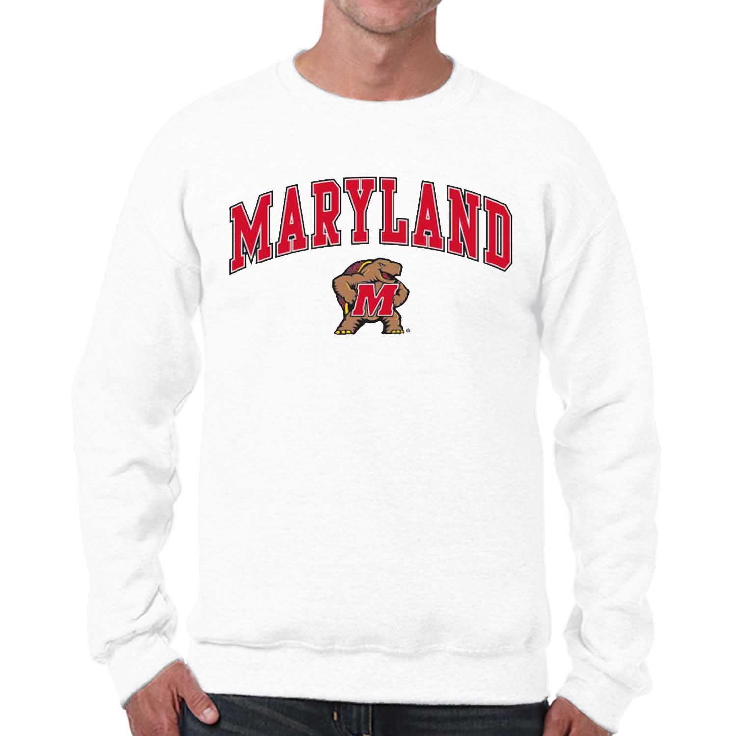 Campus ColorsNCAA Adult Arch & Logo Gameday Crewneck Sweatshirt