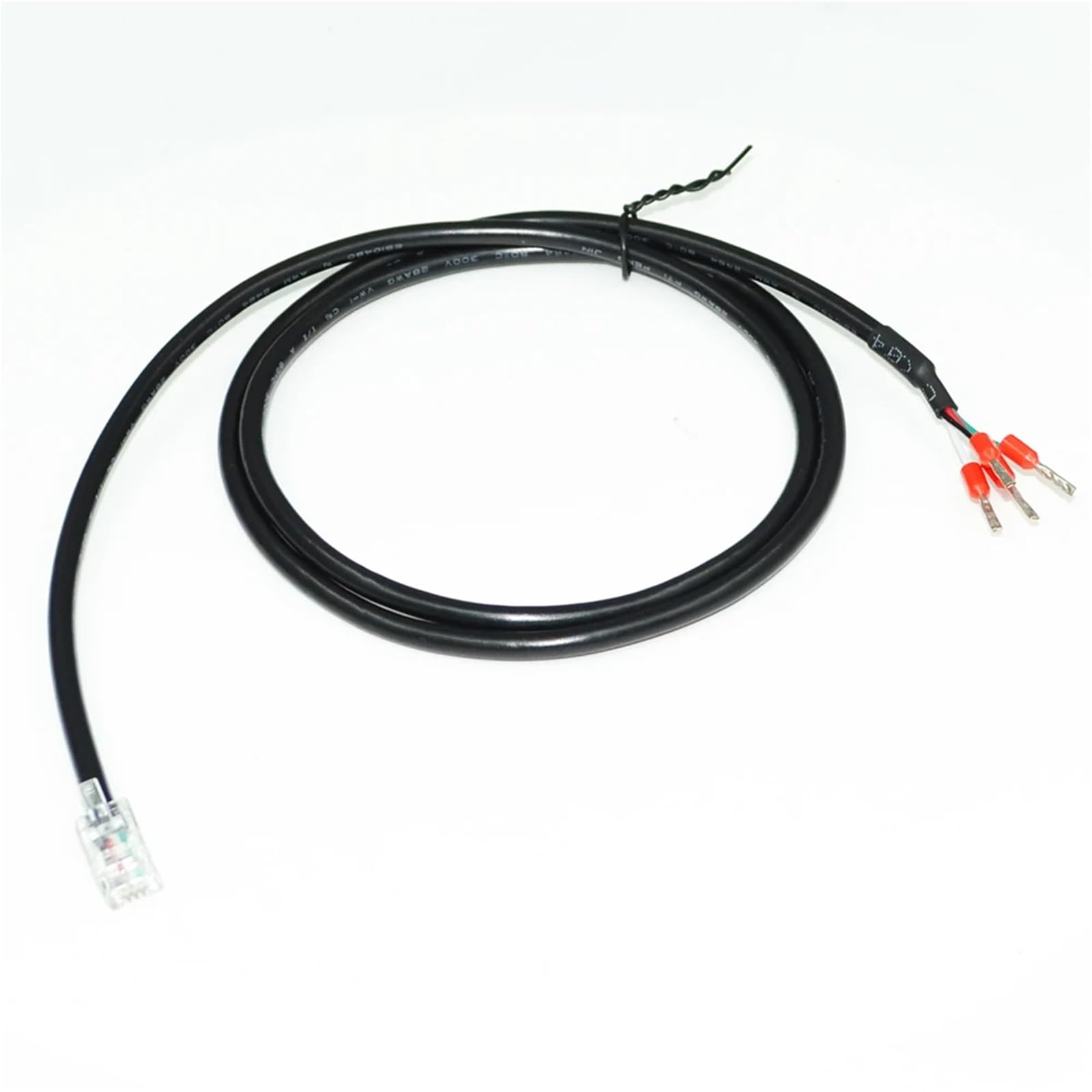Conector RJ11 6P4C a 4 Pines / RJ9 4P4C a 4 Pines, Cable blindado con Extremo de Cable.(5 Metre,No.2 6P4C)