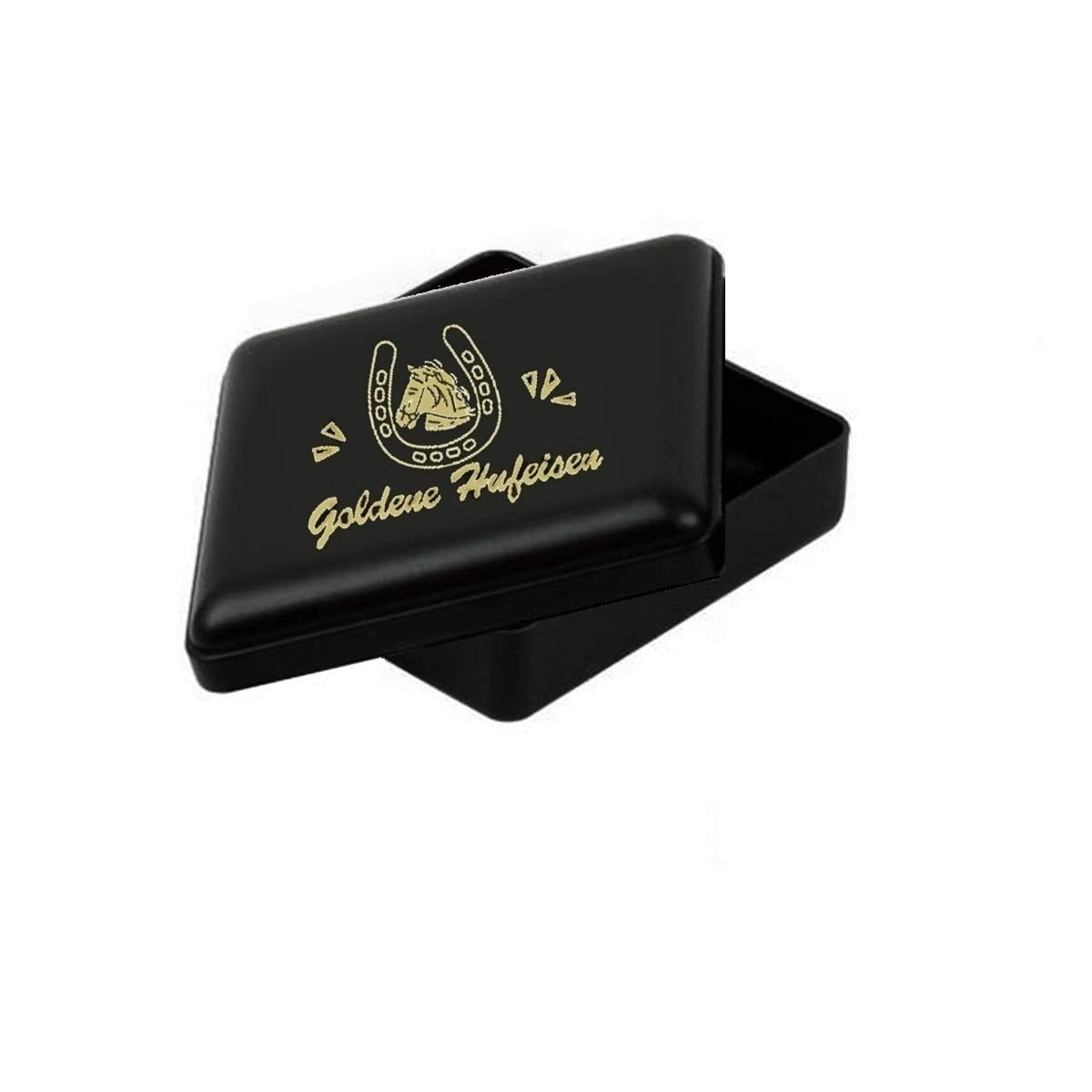 Goldene Hufeisen Mädchen Kinder Kristall Schmetterling Brisur Ohrringe + Anhänger + 40cm Kette 925 Silber Set